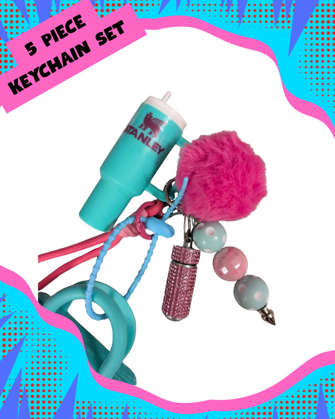 5 Piece Ultimate Keychain Set
