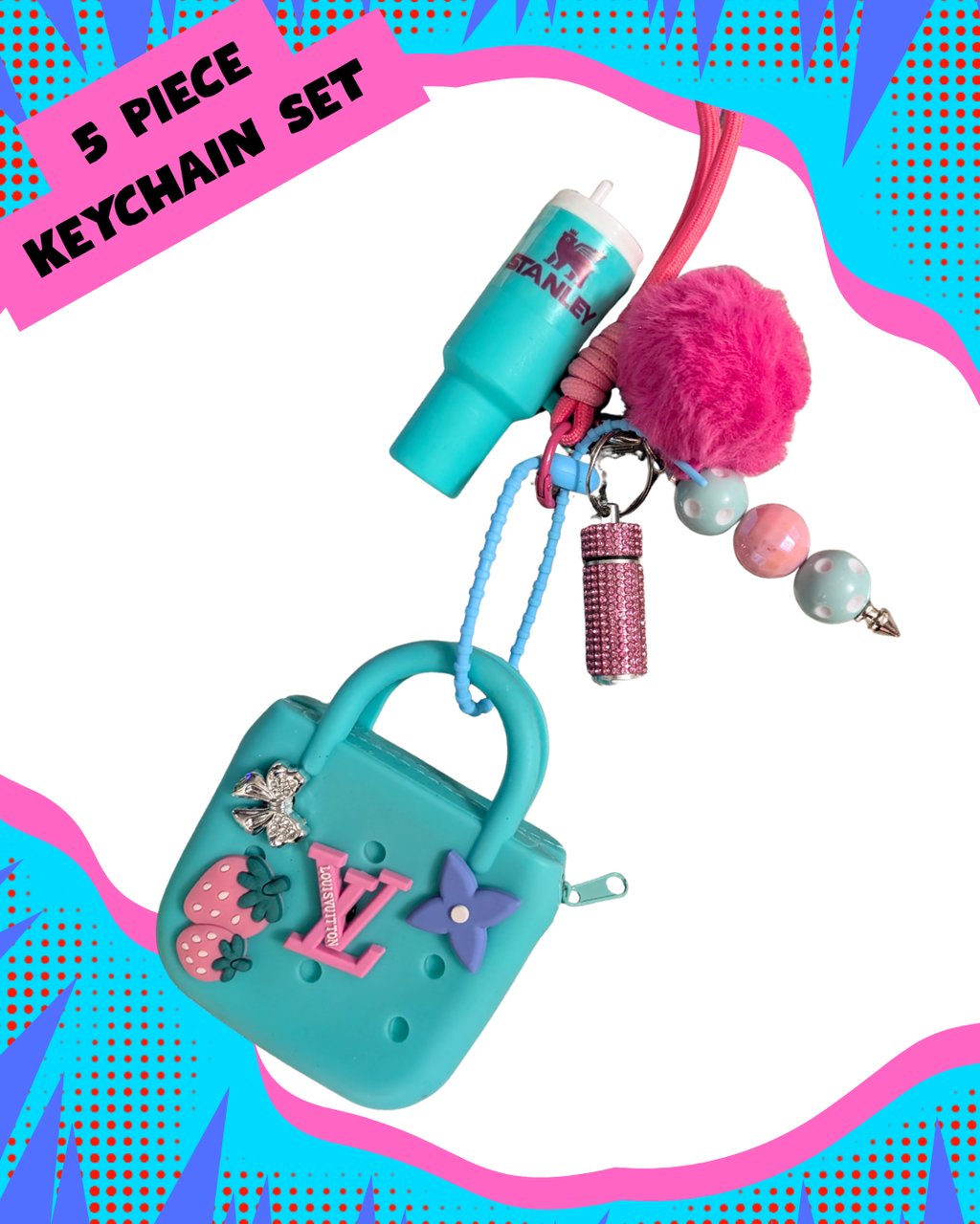 5 Piece Ultimate Keychain Set