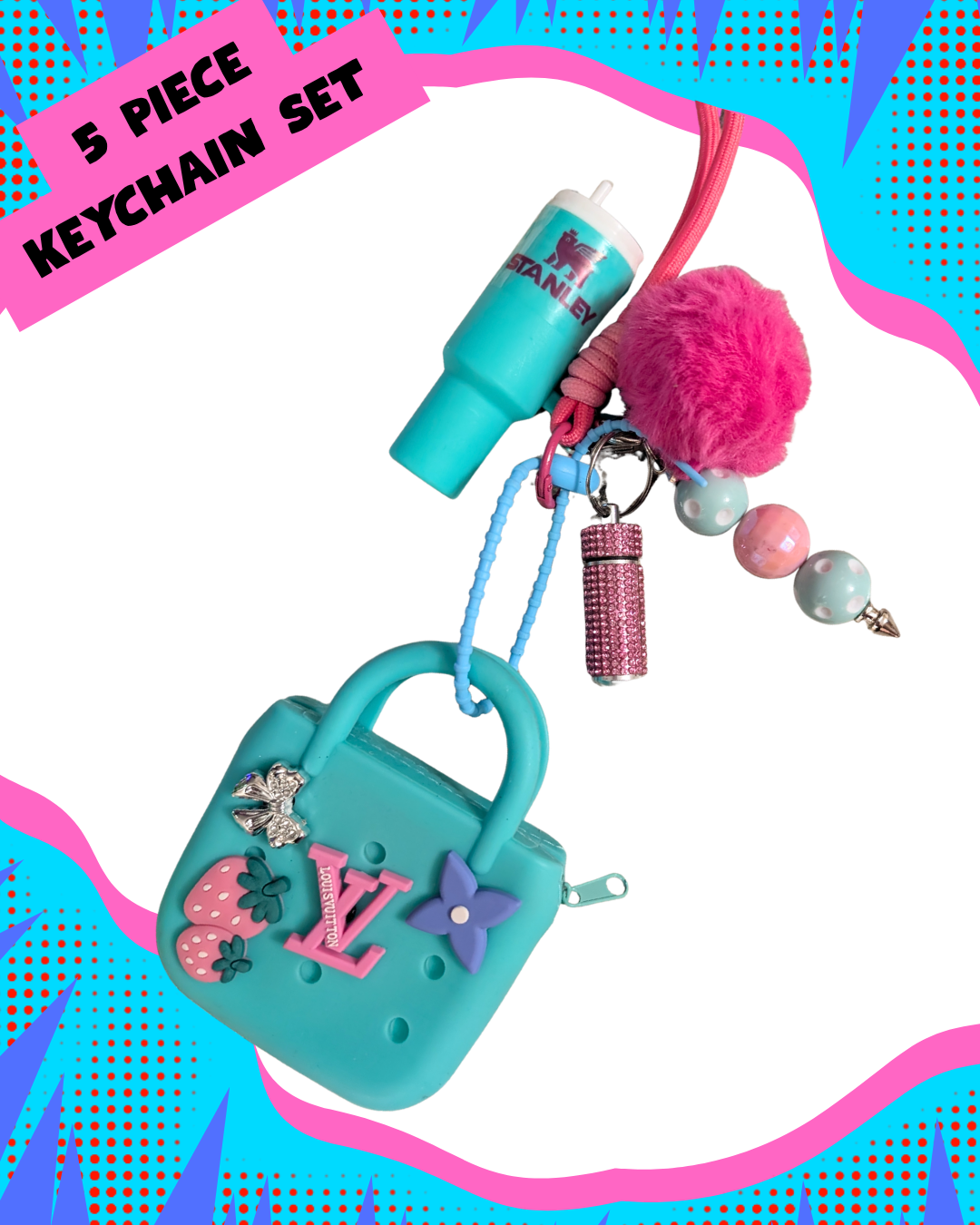 5 Piece Ultimate Keychain Set
