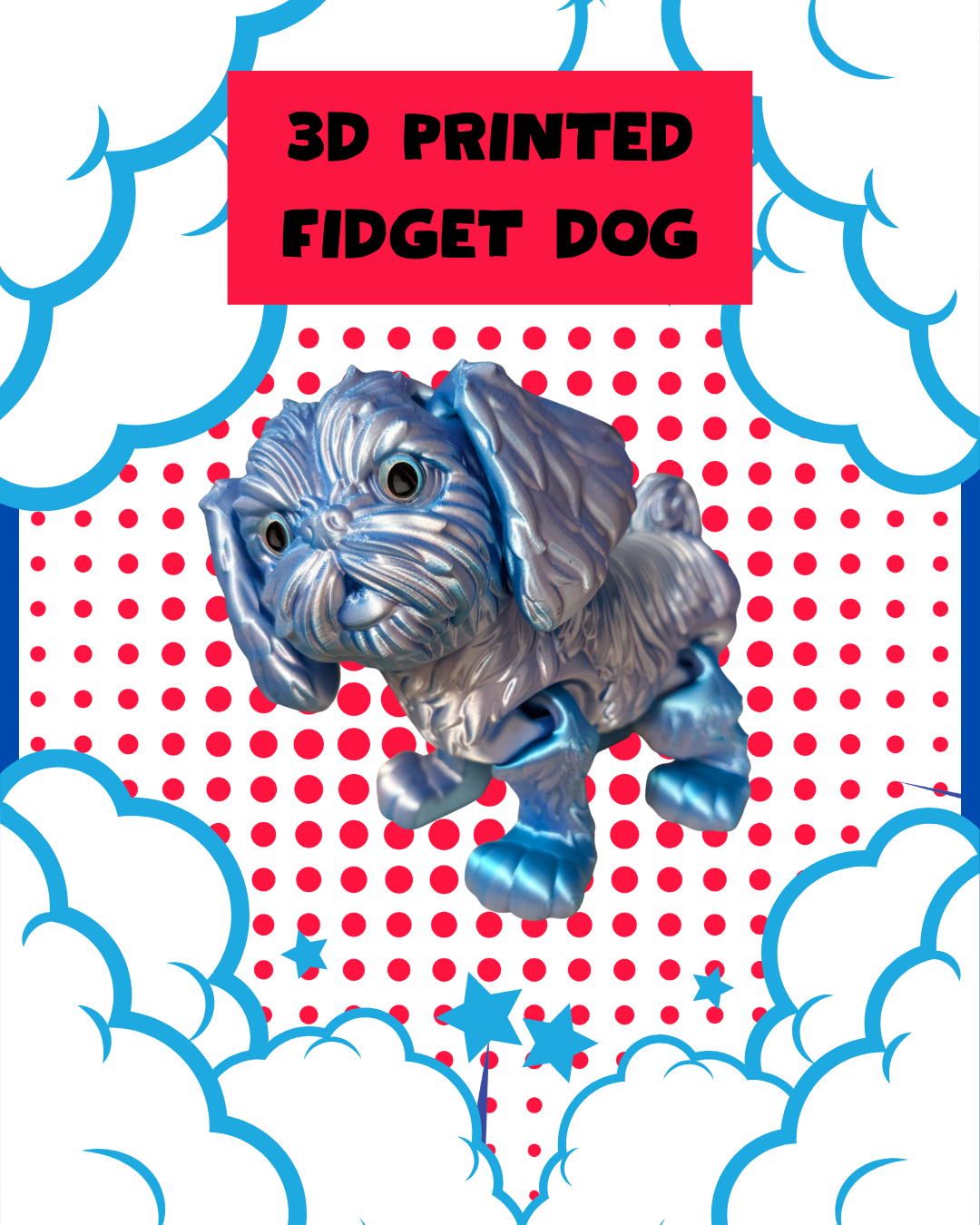 3D Printed Fidget Dog