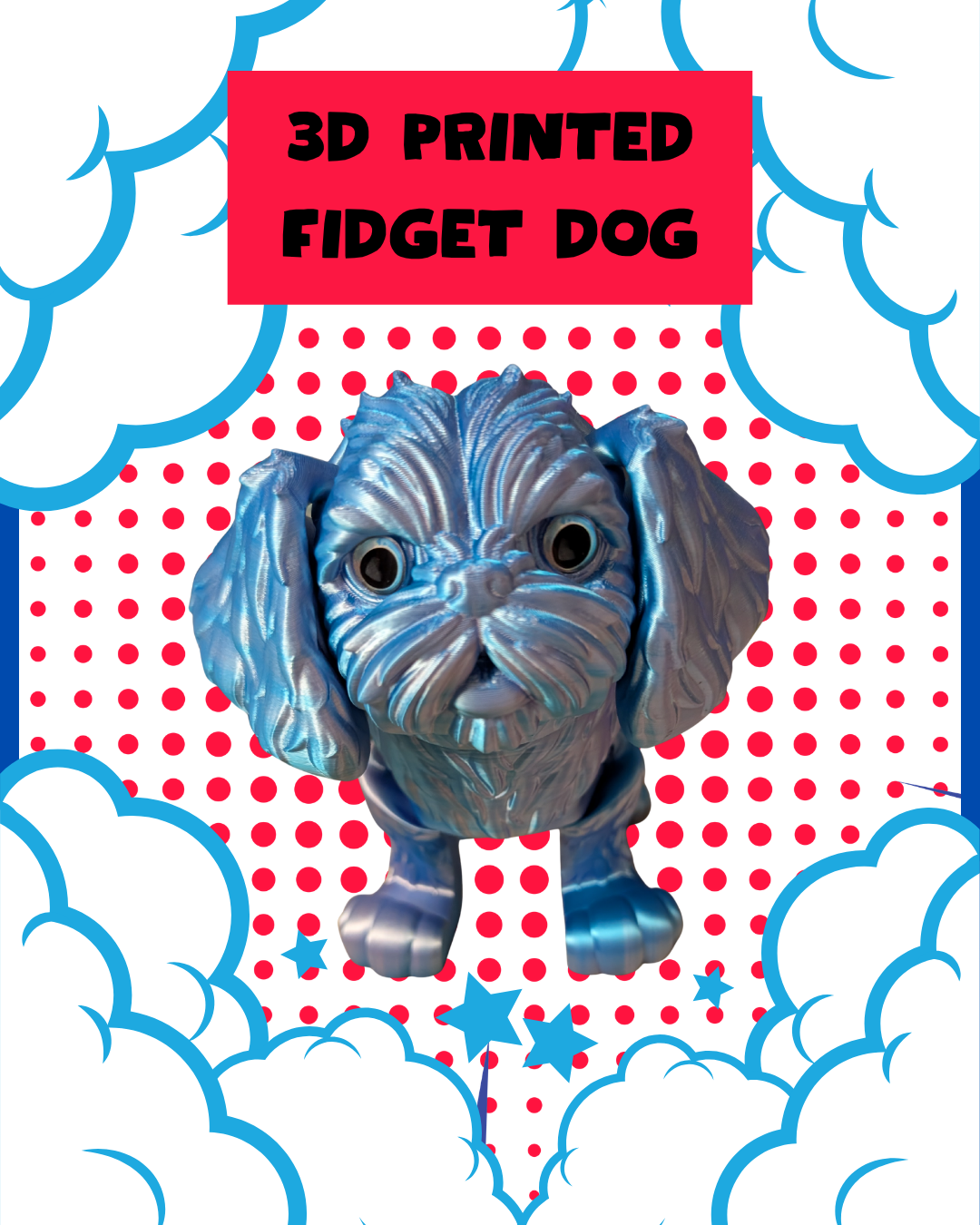 3D Printed Fidget Dog
