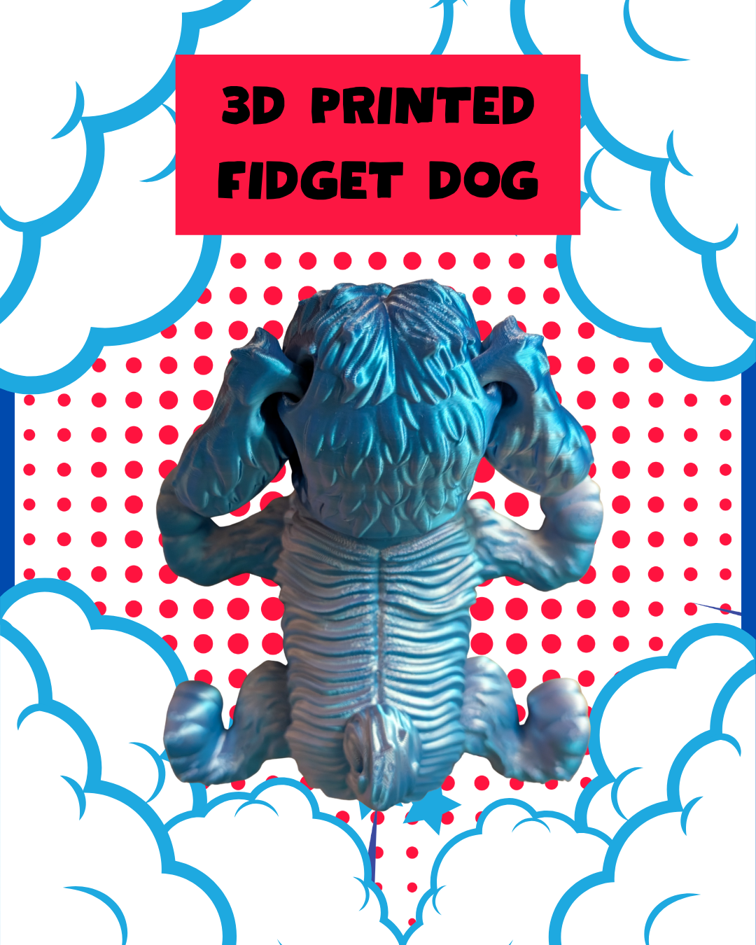 3D Printed Fidget Dog