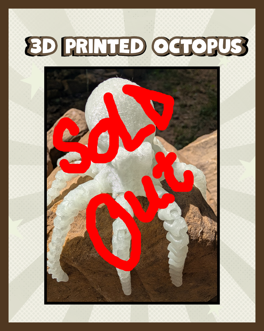 3D Printed Octopus