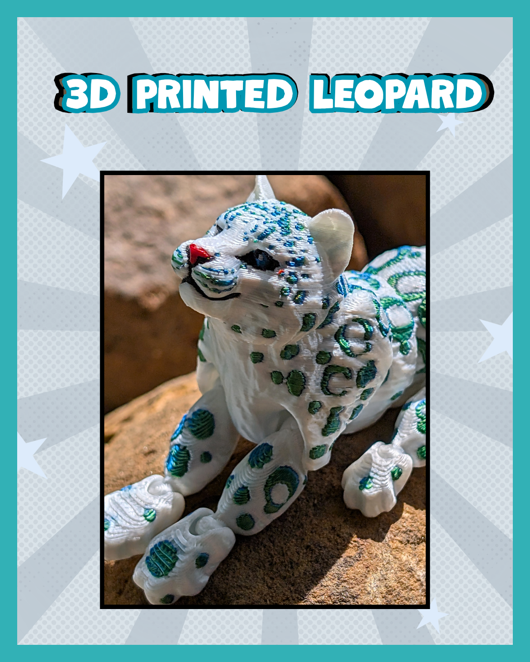 3D Printed Leopard