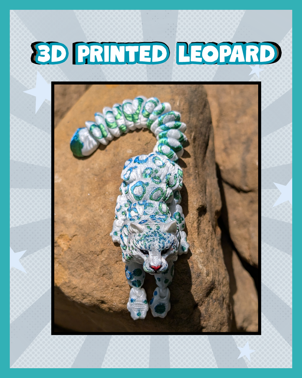3D Printed Leopard