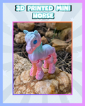 3D Printed Flexi Mini Horse