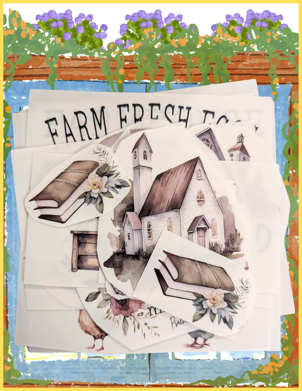 25 Homestead DTF Stickers Lot