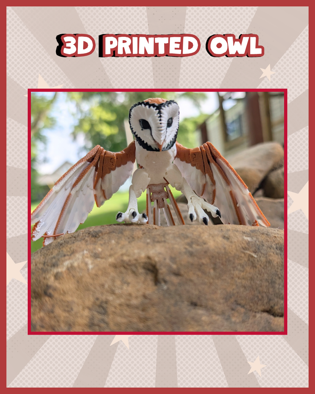 3D Printed Owl