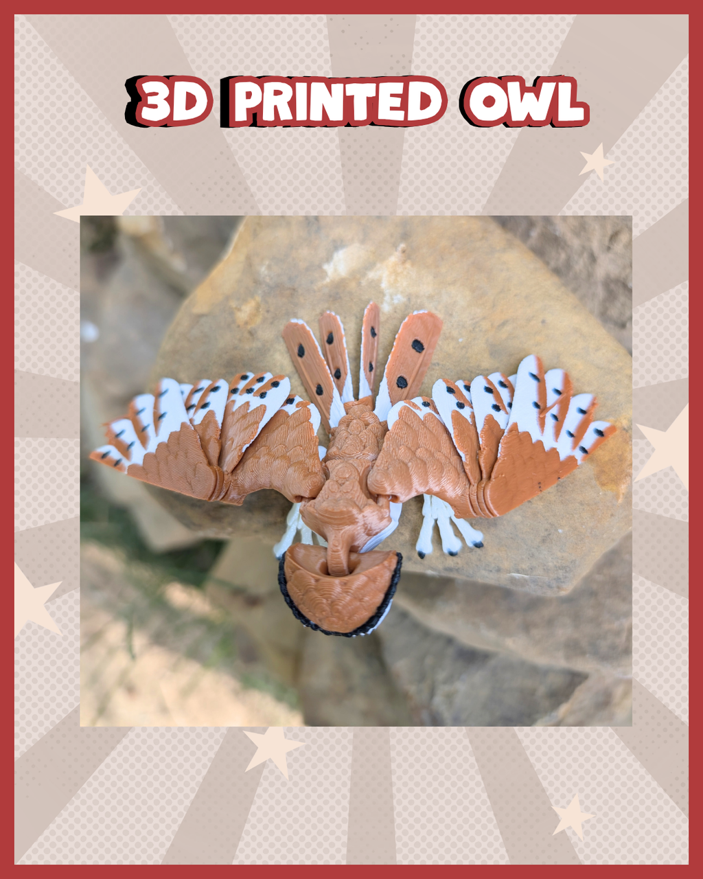 3D Printed Owl