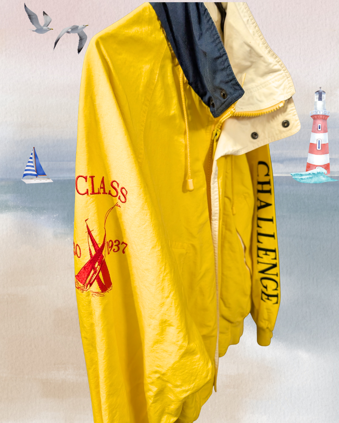 Vintage Nautica Challenge Jacket – Size Medium