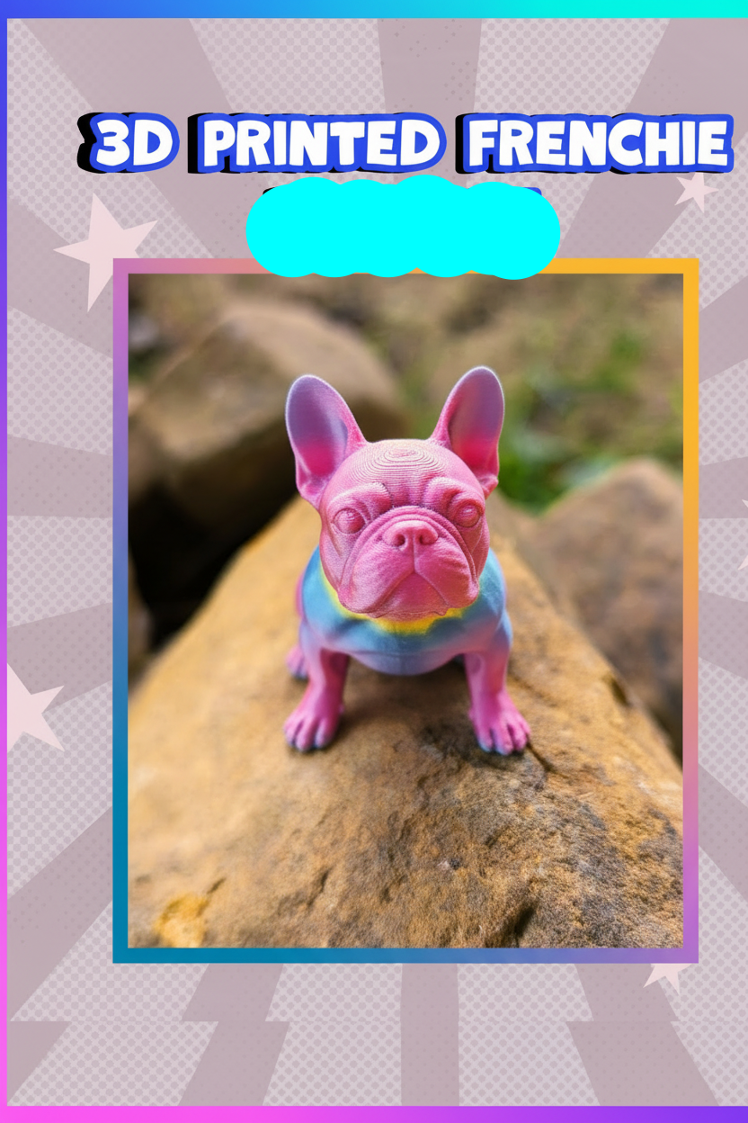 3D Printed French Bulldog Flexi