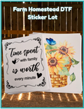 25 Homestead DTF Sticker Sheets Lot
