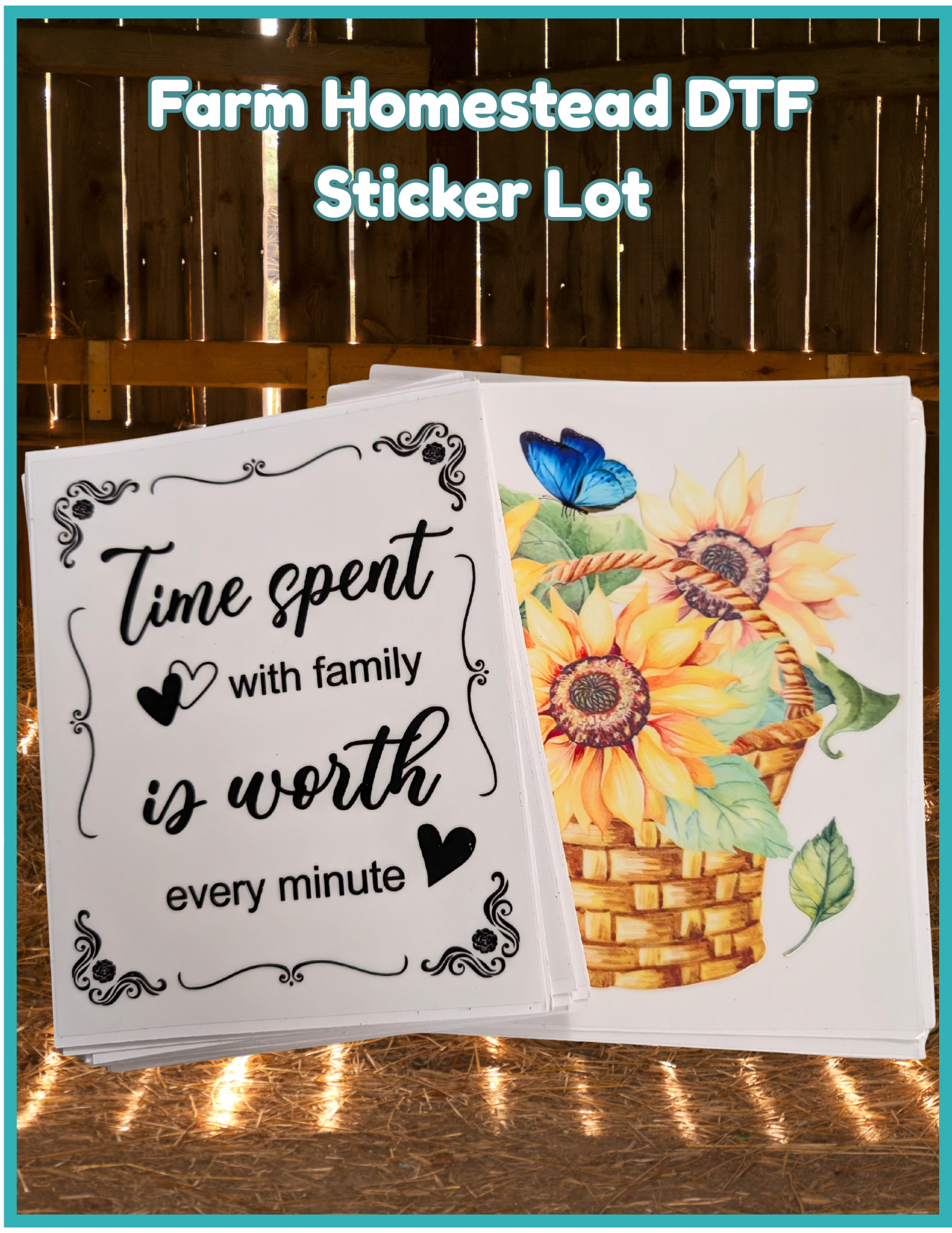 25 Homestead DTF Sticker Sheets Lot
