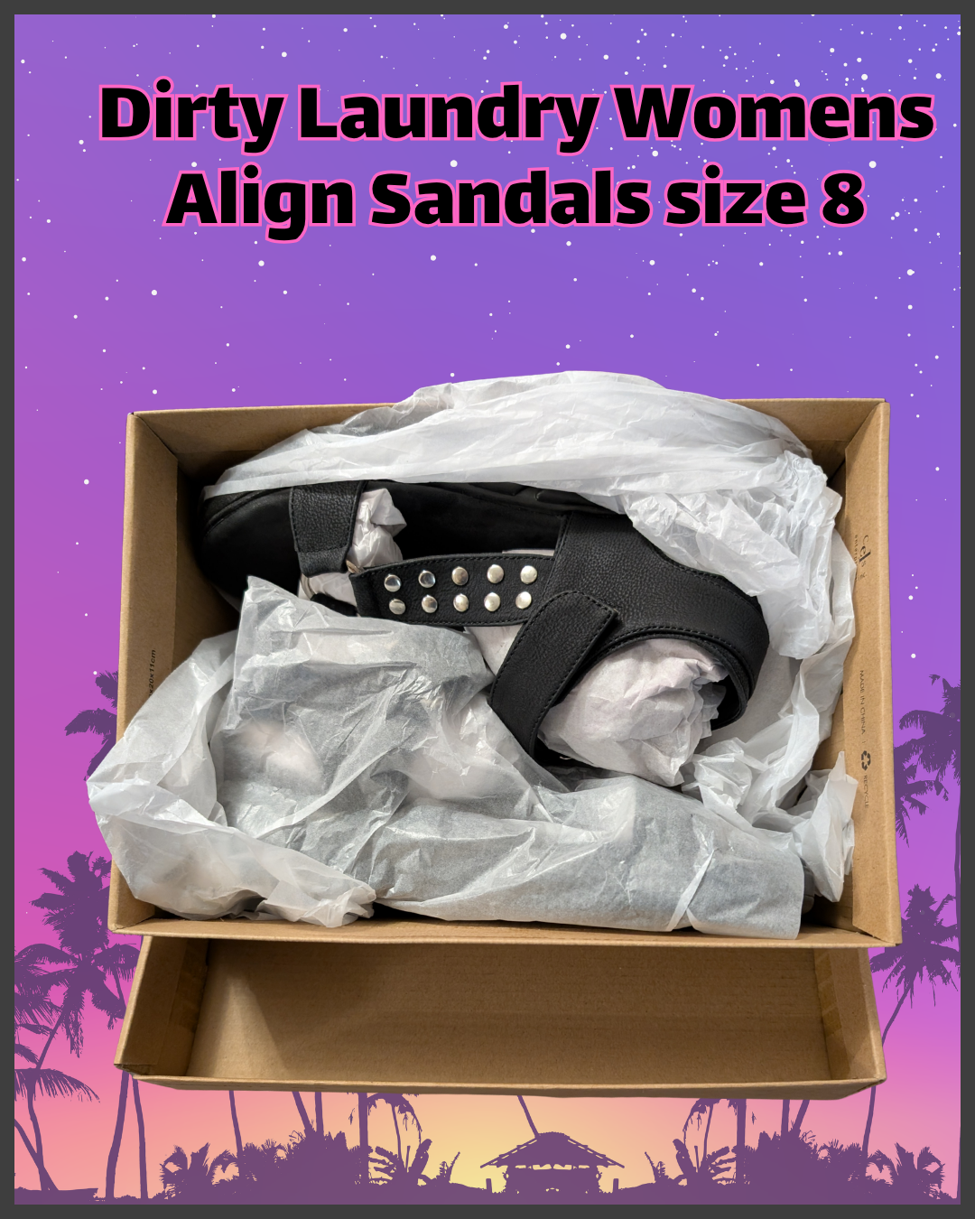 Dirty Laundry Women's Align Sandal – Size 8, New in Box