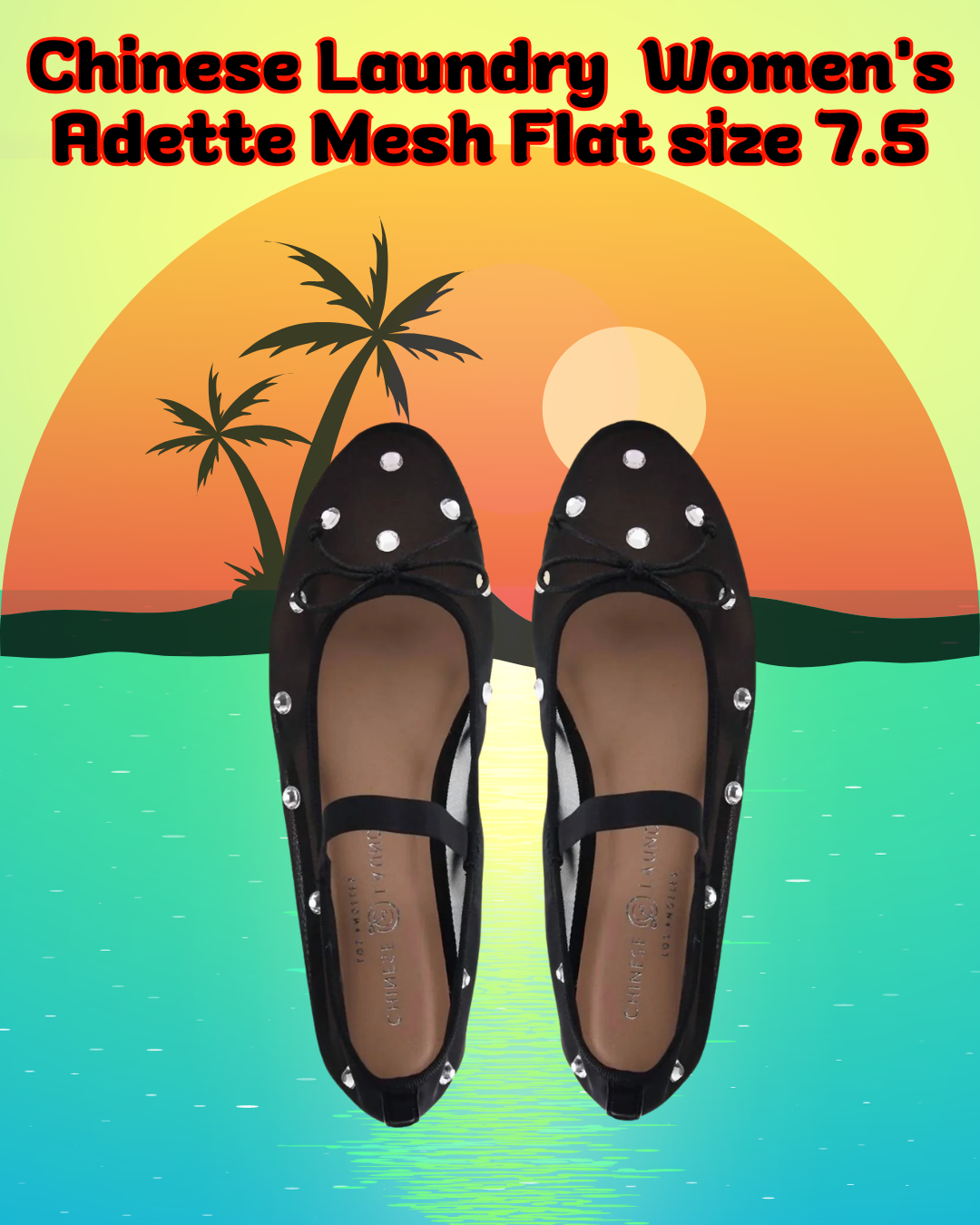 Chinese Laundry Women's Adette Mesh Flat – Size 7.5, New in Box