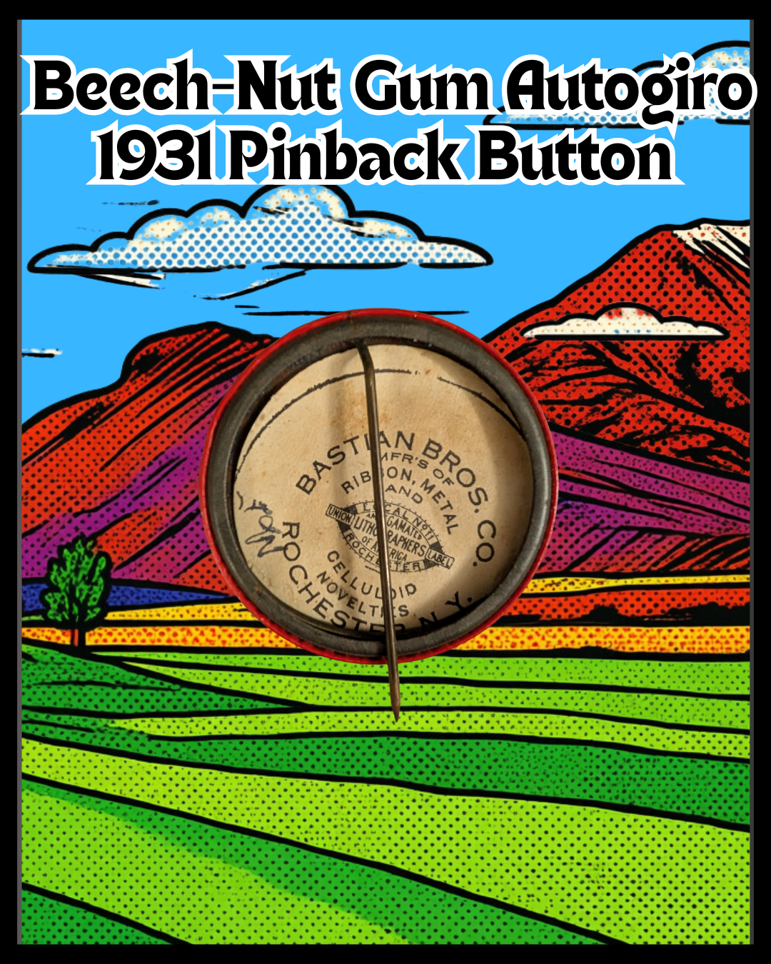 1931 Beech-Nut Gum Pinback Button