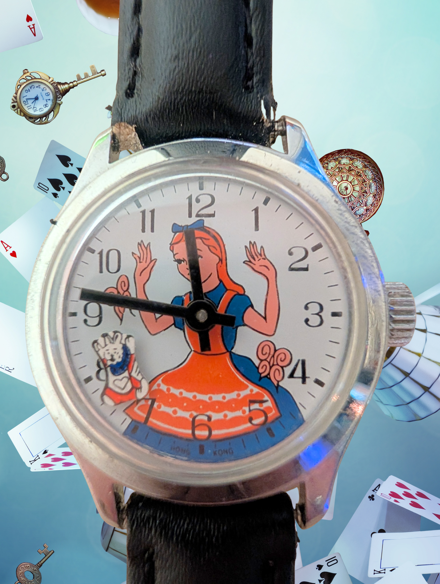 Rare 1950's Alice in Wonderland U.S. Time Watch – Collector’s Edition