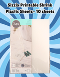 Sizzix Printable Shrink Plastic Sheets – 10 Sheets