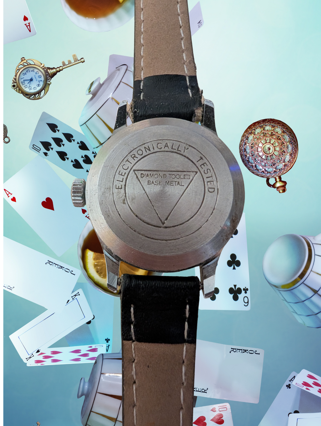 Rare 1950's Alice in Wonderland U.S. Time Watch