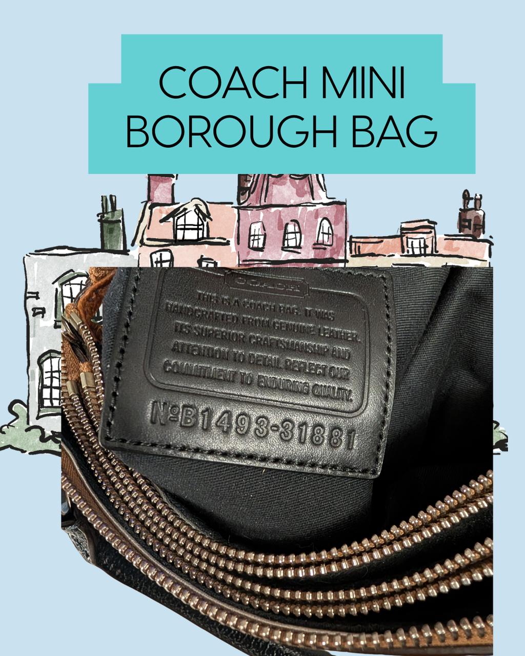 Authentic Coach Mini Borough Bag (Pre-Owned)