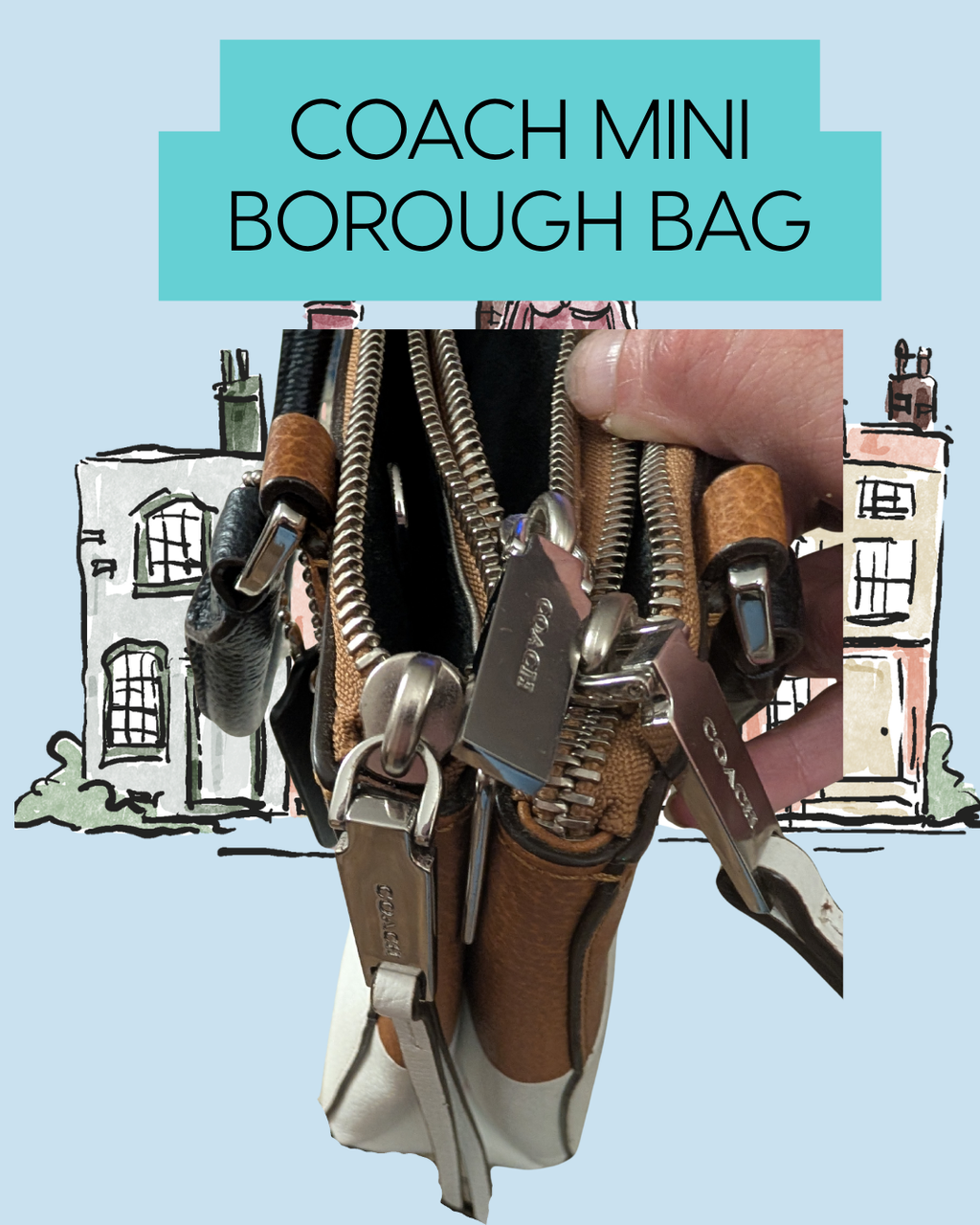 Authentic Coach Mini Borough Bag (Pre-Owned)