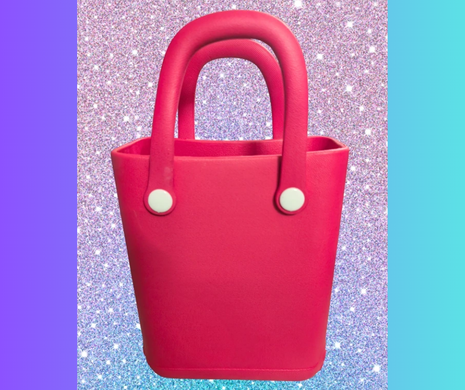 Bogg Inspired Eva Tote with Designer Charms