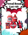 Focal Bead Lot #10 – Coca-Cola & Popcorn Beads (New)