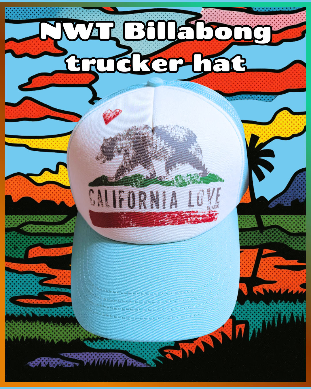 New Billabong Trucker Hat