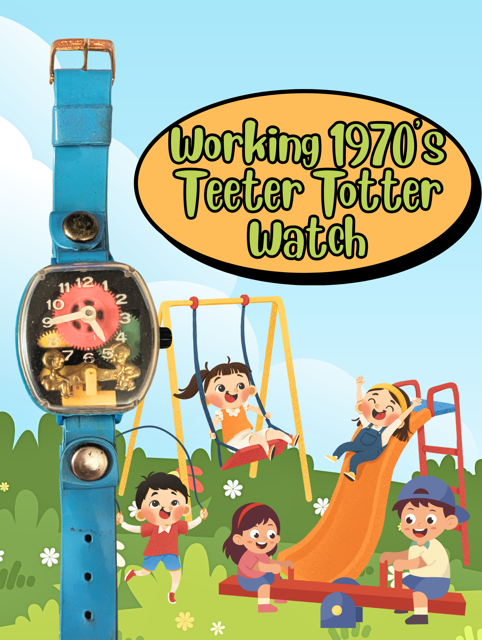 Working 1970’s Teeter Totter Watch