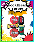 Focal Bead Lot #12 – Coca-Cola, Twix & Doritos Beads (New)