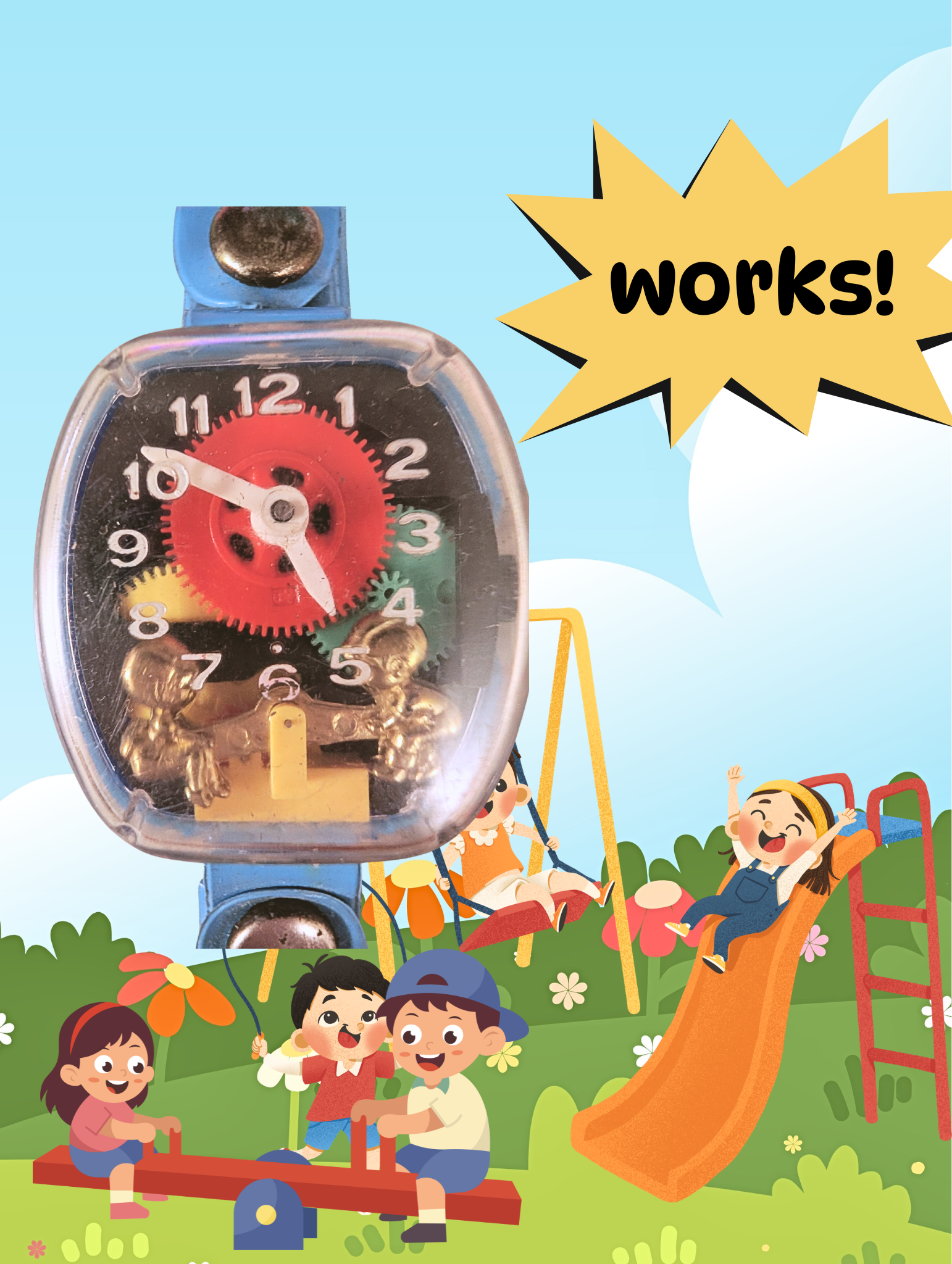 Working 1970’s Teeter Totter Watch