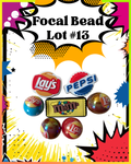 Focal Bead Lot #13 – Lay's, Pepsi & Snack Brand Beads (New)