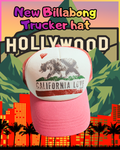 New Billabong Pink Trucker Hat