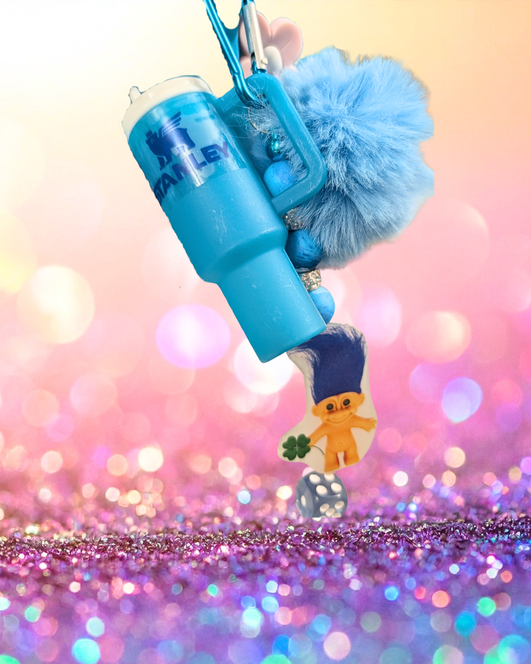 Handmade EVA Bingo Bag – Blue Edition