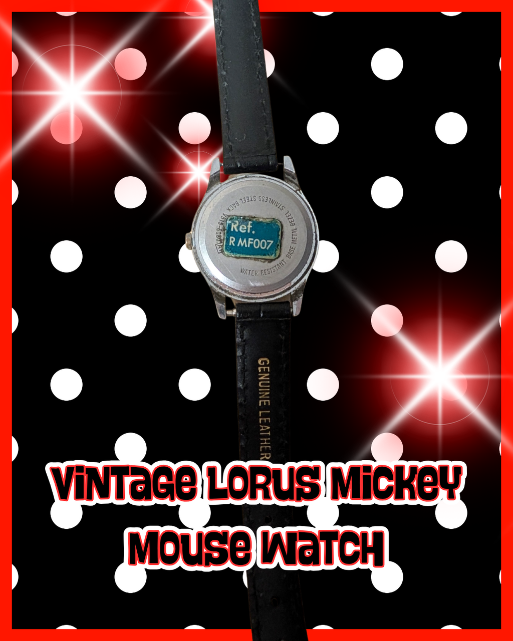 Vintage Lorus Mickey Mouse Watch – Classic Disney Collectible