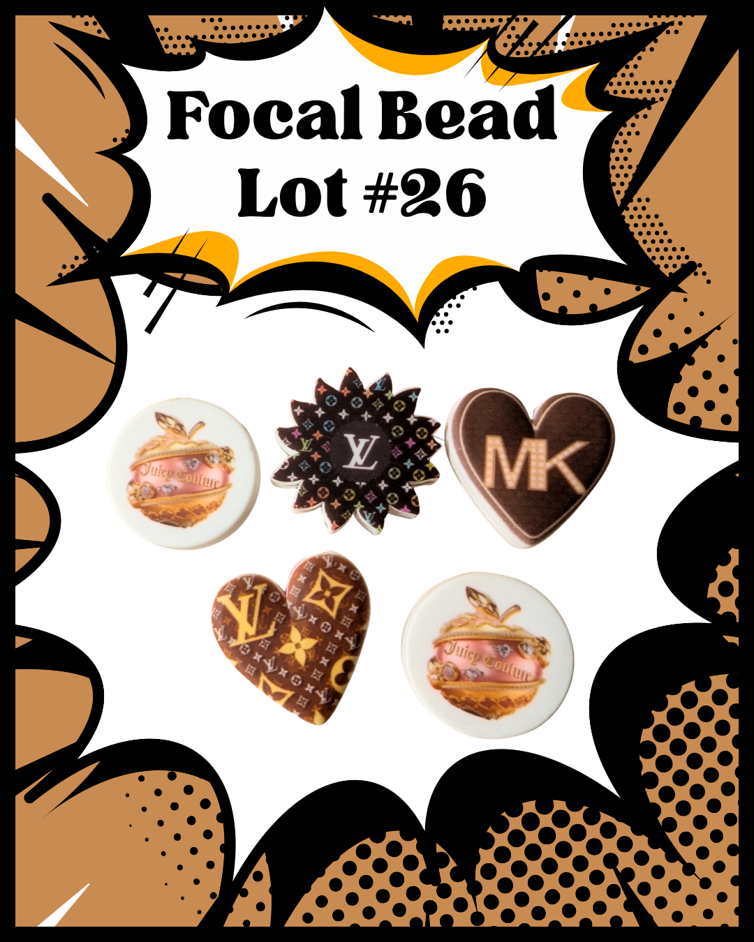 Designer Focal Bead Lot #26