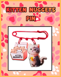 Kitten Nuggets Pin – Whimsical Cat Lover Accessory