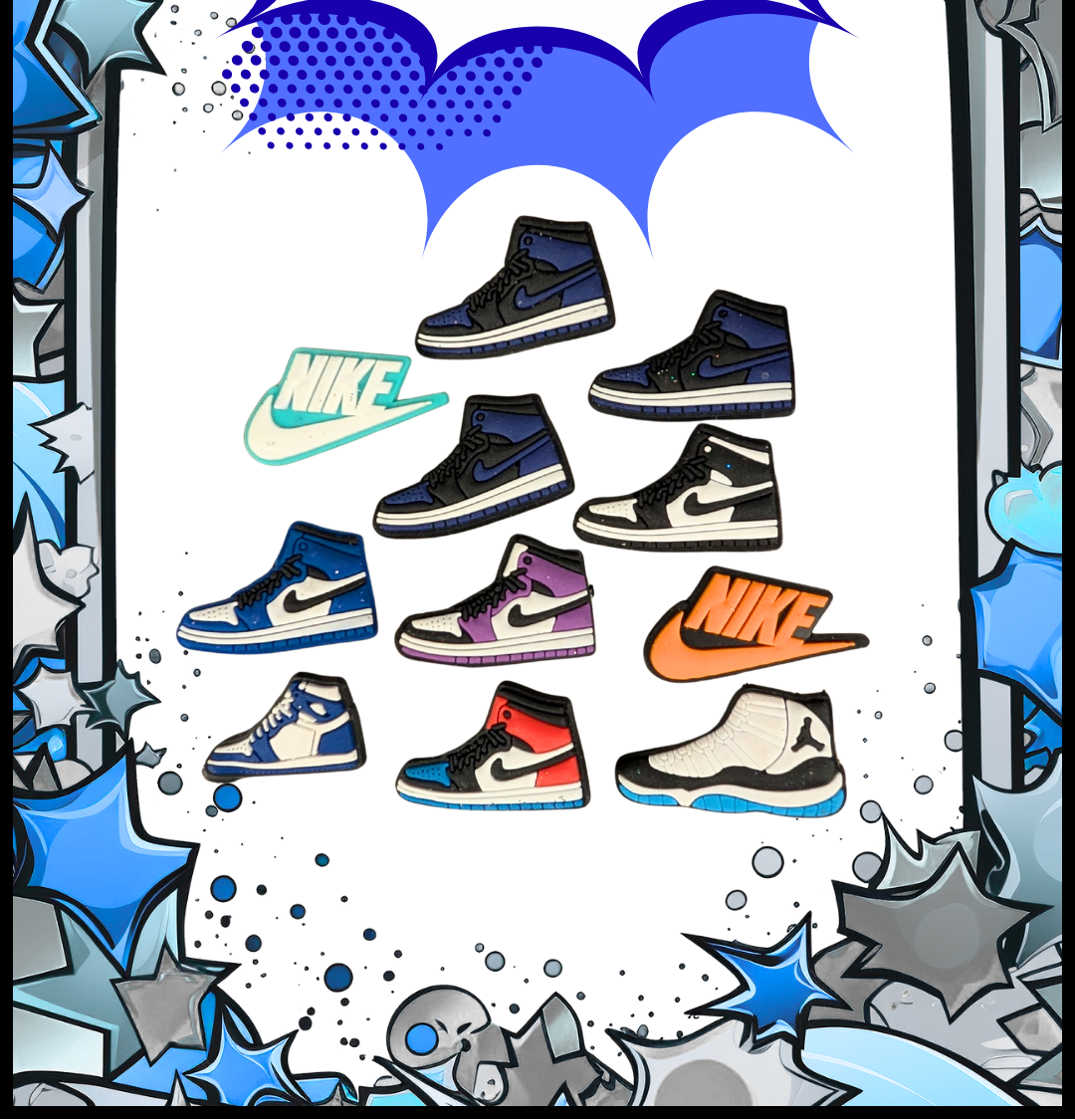 Nike Jibbitz/ Croc Charm Lot