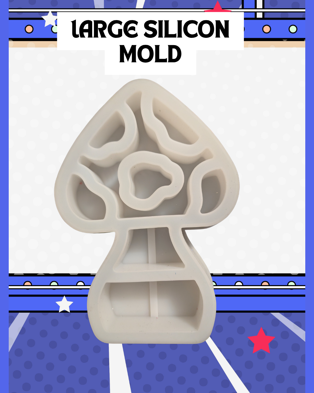 Large Silicone Mushroom Shelf Mold