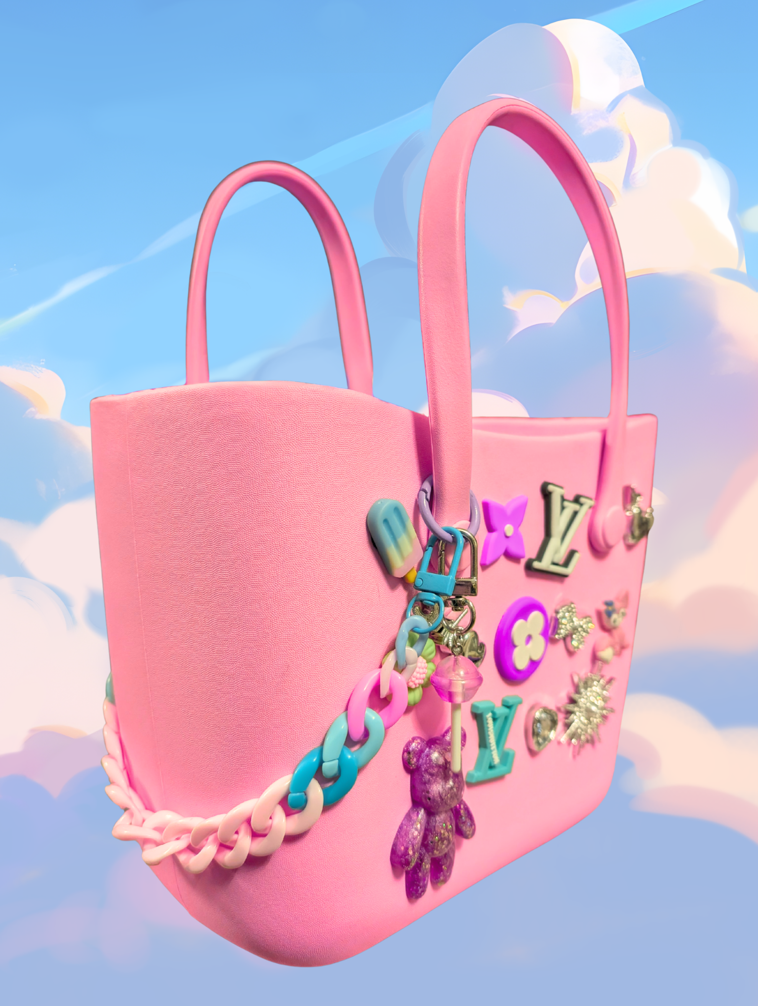 Bogg-inspired Eva tote