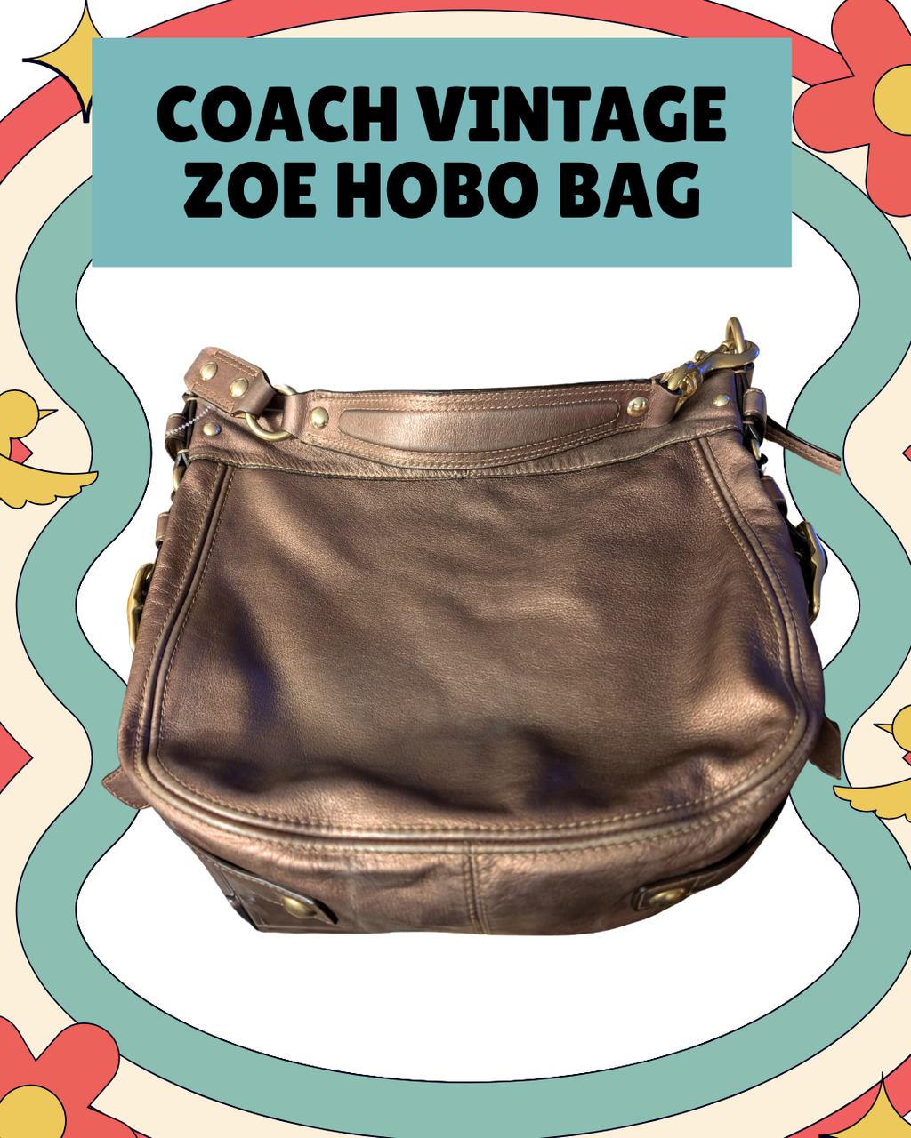 Authentic Coach Vintage Zoe Hobo Bag (Pre-Owned)