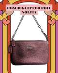 Authentic Coach Glitter Foil Nolita Bag (Pre-Owned)