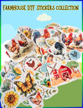 Farmhouse DTF Stickers Collection