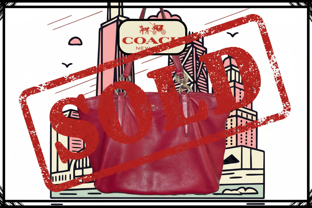 Vintage Coach 33961 Chicago Ellis Tote – Red Pebbled Leather