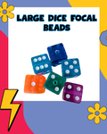 Large Dice Focal Beads