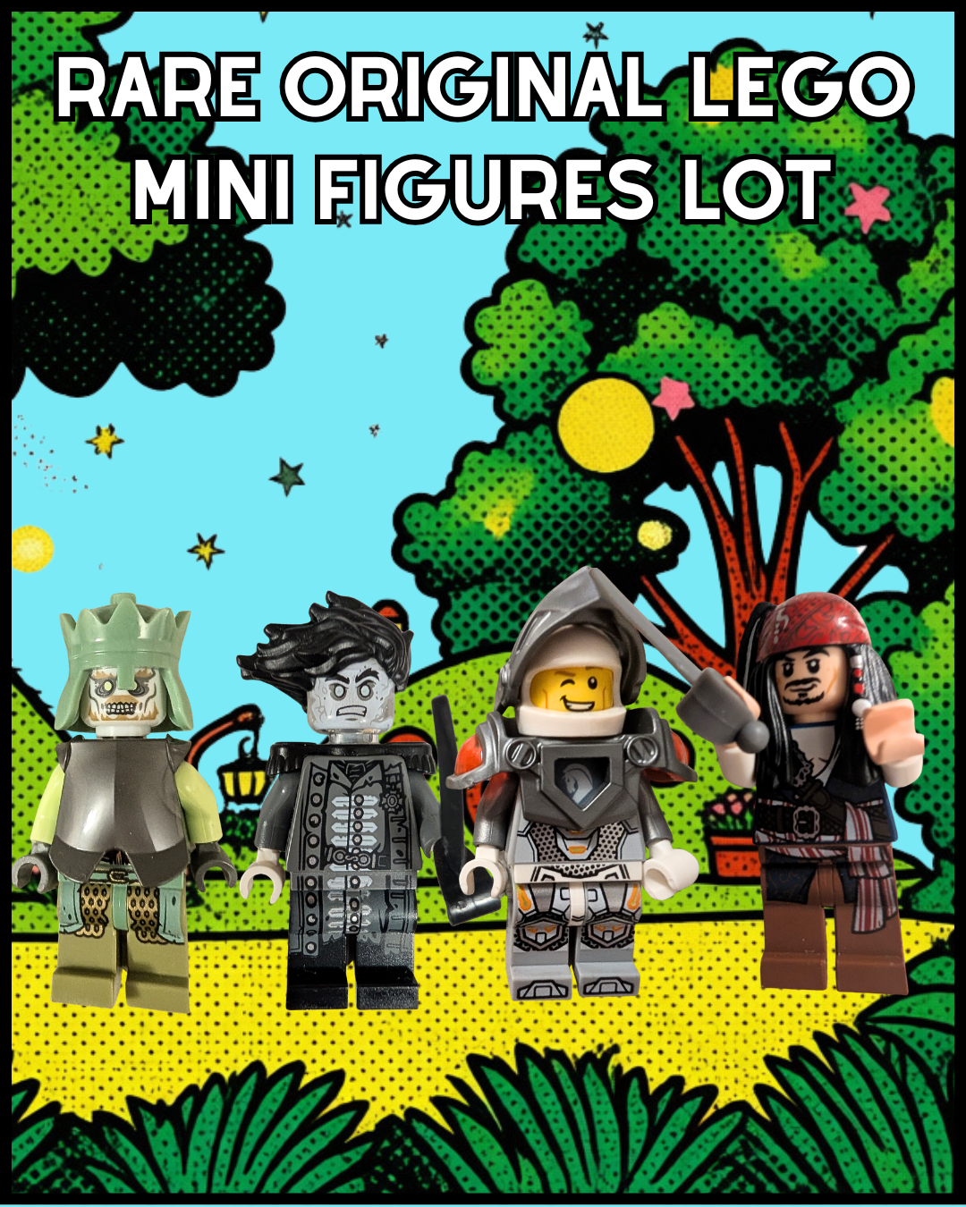 Rare Vintage LEGO Minifigure Lot – Original Collection