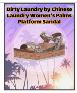 Dirty Laundry by Chinese Laundry Women's Palms Platform Sandal – Size 8, New in Box