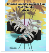 Women's Chinese Laundry Fun Stuff Sandal – Size 8, New in Box