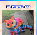 Big size 3d printed cat