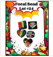 Black History Focal Bead Lot #34